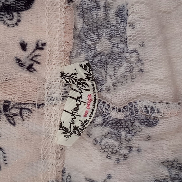 Free People Layered in Lace Leggings Ivory Chamoix Combo - Picture 13 of 14